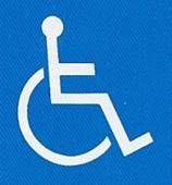 障害のある方のための国際シンボルマークの画像
