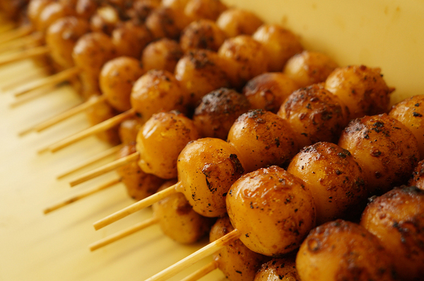 焼き団子の画像