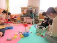 遊んでいる様子