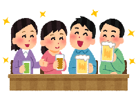 宴会のイラスト