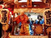 奈賀町囃子の応援