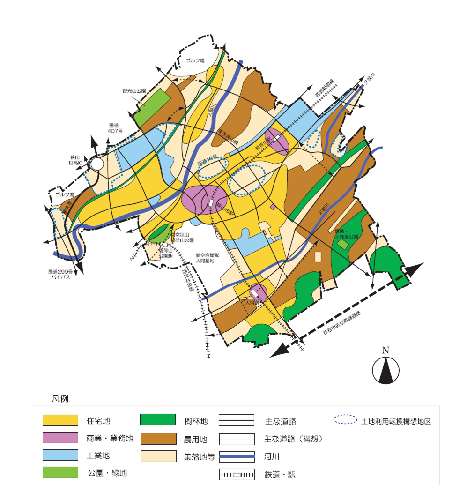 土地利用構想図の画像