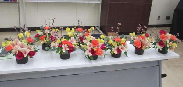 みんなのフラワーアレンジメント