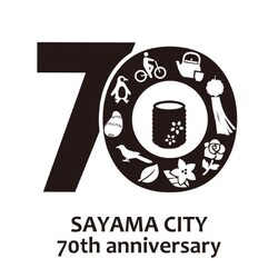 70周年ロゴマーク（黒）